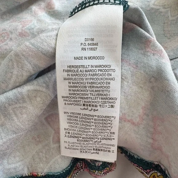 Boden Jersey Midi Tea Dress in Chesapeake Bay Paisley Size 8 - Picture 10 of 10